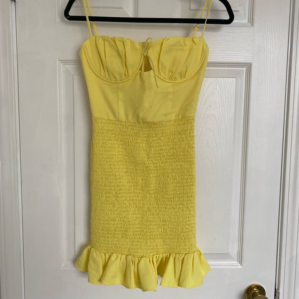 Tiger Mist Mini Ruffle Dress